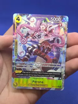 One Piece The Azure Sea’s Seven Perona OP14-111 Alternate Alt Art NM - Image 2