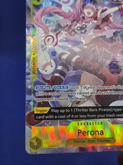 One Piece The Azure Sea’s Seven Perona OP14-111 Alternate Alt Art NM - Image 5