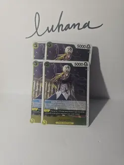 One Piece Absalom OP14-100 Foil X4 The Azure Sea's Seven Luffy Nami Zoro Sanji - Image 1
