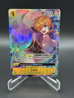 Lilith Rare Alt Art OP13-113 Carrying on His Will One Piece Yellow Foil - Image 1