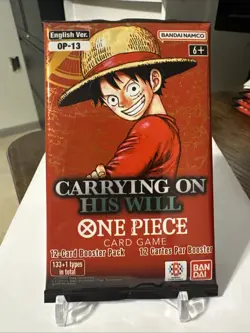 One Piece OP-13 Carrying On His Will Booster Pack ENGLISH New Factory Sealed - Image 1