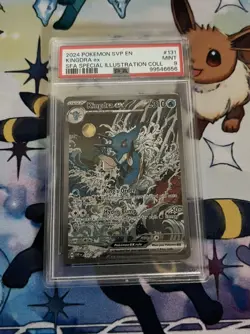 2024 POKEMON SVP EN-SV BLACK STAR PROMO #131 KINGDRA EX PSA 9 - Image 1