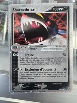 Sharpedo ex 104/107 EX Deoxys French Holo Ultra Rare Pokemon Card MINT - Image 1