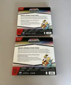 Set of 2 Pokemon TCG Scarlet & Violet Prismatic Evolutions Poster Coll, New! - Image 2