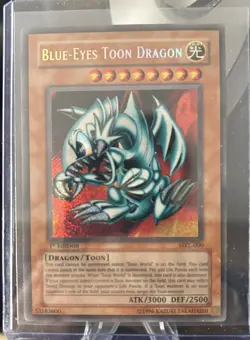 Yu-Gi-Oh! Blue-Eyes Toon Dragon Magic Ruler MRL-000 1st Ed Secret Rare GRADEABLE - Image 1