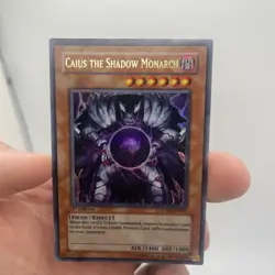 Caius the Shadow Monarch Ultra Rare SDDE-EN001 1st Edition LP - Image 1