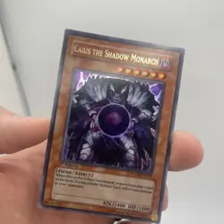 Caius the Shadow Monarch Ultra Rare SDDE-EN001 1st Edition LP - Image 2