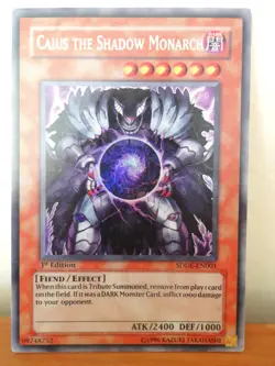 Caius the Shadow Monarch - SDDE-EN001 - 1st Edition - Ultra Rare - Lightly Playe - Image 1