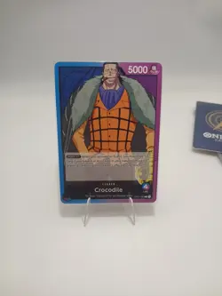 ONE PIECE Romance Dawn Crocodile OP01-062 Leader BLUE/PURPLE - Image 1