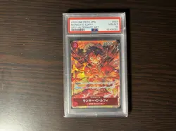 One Piece CCG Monkey.D.Luffy Romance Dawn Alternate Art OP01-024 PSA 10 Japanese - Image 1