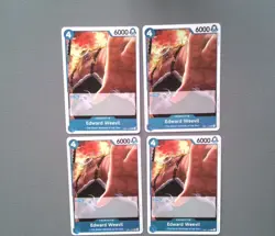 Edward Weevil EB01-023 Playset ×4 One Piece TCG Memorial Collection English - Image 1