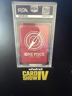 Trafalgar Law Alt Art Leader OP01-002 Errata One Piece ENG Romance Dawn PSA 10 - Image 2