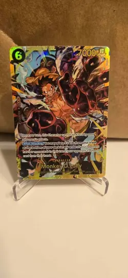 Monkey.D.Luffy OP10-118 SEC Secret Rare Luffy One Piece TCG Card Game NM - Image 1
