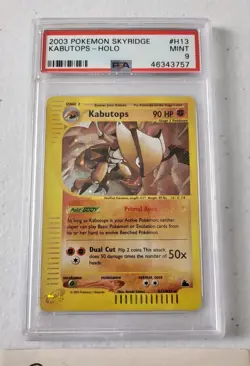 Kabutops H13/H32 - Skyridge Set *PSA 9 - MINT* Holo Rare Pokemon Card - Image 3