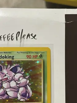 Pokemon TCG Nidoking Base Set Holo Rare Card 11/102 Shadowless NM-LP - Image 3