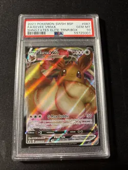 Eevee VMAX SWSH087 SWSH: Sword & Shield Promo Cards Holo - Image 1