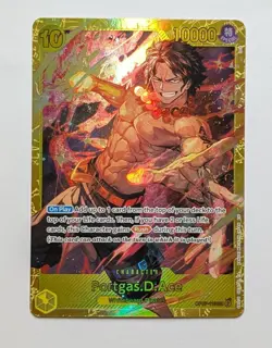 Portgas.D.Ace OP06-119 Prb02 Secret Rare Ace Foil One Piece TCG Card Game NM/M - Image 1