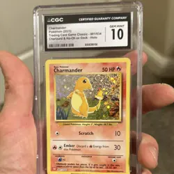 Pokemon Charmander 001/034 Trading Card Game Classic Collection Holo CGC 10 2023 - Image 1