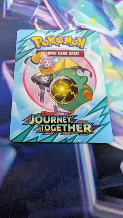 Pokemon TCG Journey Together Trainer Tips Art Card Ft. Iono & Bellibolt Ex - Image 1