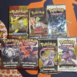 Pokemon Pack Art Lot No Card, 1st Ed Neo Discovery Undaunted Legendary Treasure - Image 1