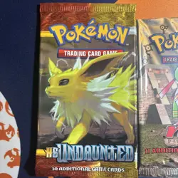 Pokemon Pack Art Lot No Card, 1st Ed Neo Discovery Undaunted Legendary Treasure - Image 4