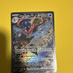 Pokemon Greninja ex 132 Full Art Promo Holo SV Scarlet & Violet 300HP EX Card - Image 1