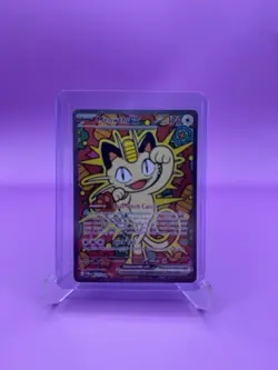 Pokemon Meowth EX SIR Holo Card 121/088 170HP Pokemon TCG SIR - Image 2