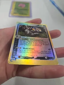 Pokemon Mightyena Card 10/109 Ruby and Sapphire Reverse Holo Rare (2003) - Image 2