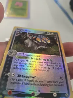 Pokemon Mightyena Card 10/109 Ruby and Sapphire Reverse Holo Rare (2003) - Image 4