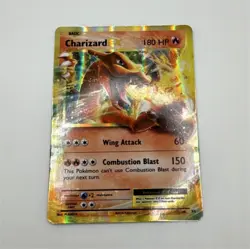 Pokemon Charizard EX Ultra Rare Holo 180 HP Evolutions 12/108 Wing Attack Card - Image 1