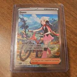 Pokemon Dawn 129/094 Full Art Holo Trainer Card English TCG LP - Image 1