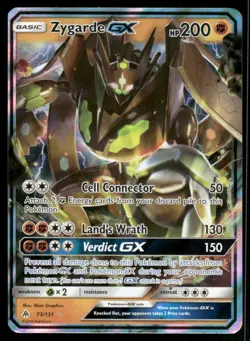Zygarde GX 2018 Forbidden Light Ultra Rare Holo Pokemon Card 73/131 (NM) - Image 1