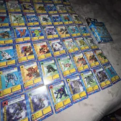Vintage Digimon Card Lot + 4 holos w/ box - Image 5