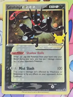 Greninja Star - SWSH144 - SWSH: Sword & Shield Promo Cards - Promo - NM - Image 1