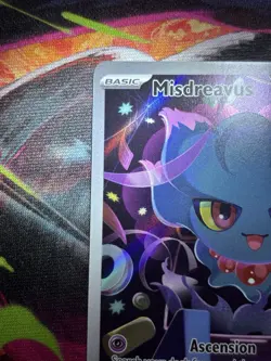 Pokemon TCG Misdreavus 233/217 ASC Rare Full Art Holo English Card - Image 3