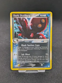 Dark Octillery 8/109 Holo Team Rocket Returns Pokemon Card Played - Image 1