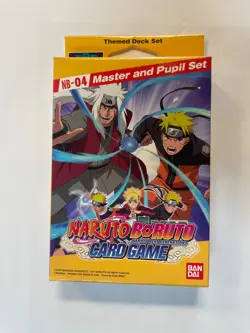 Naruto Boruto Card Game NB-04 Master and Pupil Themed Deck Set Bandai - Image 1