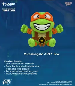 Gatherers' Tavern MTG TMNT Arty Deck Box - Michelangelo PRESALE Ships 3/6/26 - Image 1