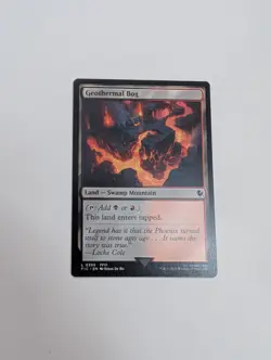 MTG - Geothermal Bog - Commander: Final Fantasy NM/M Condition - Image 1