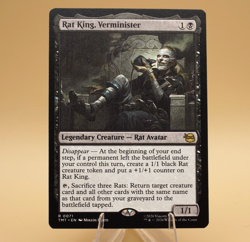 Rat King, Verminister | 71 | Rare | Regular | TMNT | MTG | Store Promo Eligible - Image 1
