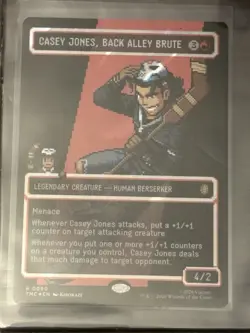 Casey Jones, Back Alley Brute (Borderless) (Surge Foil) Commander: Teenage... - Image 1