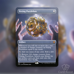 MTG Magic Vexing Puzzlebox BORDERLESS 374 Commander: Baldur's Gate CLB Artifact - Image 1