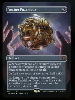 MTG Magic Vexing Puzzlebox BORDERLESS 374 Commander: Baldur's Gate CLB Artifact - Image 4