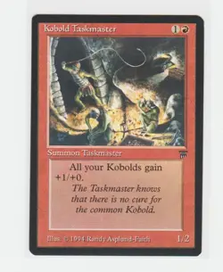 Magic the Gathering ~ MTG ~ 1x Kobold Taskmaster ~ LEGENDS ~ LP - Image 1