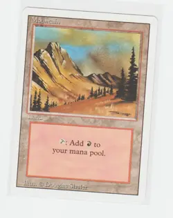 Magic the Gathering ~ MTG ~ 1x Mountain (C) ~ 3rd Edition ~ M/NM ~ REVISED - Image 1