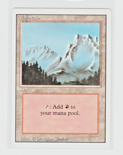 Magic the Gathering ~ MTG ~ 1x Mountain (A) ~ 3rd Edition ~ M/NM ~ REVISED - Image 1
