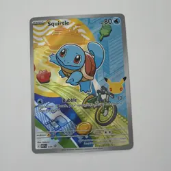Pokemon Squirtle MEP 039 First Partner Illustration Rare Promo 30th Anniversary - Image 1