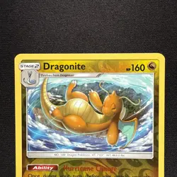 Dragonite 151/236 Reverse Holo Unified Minds Pokemon Card NM - Image 2
