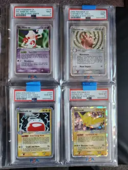 PSA 9-10 2004 Pokemon Fire Red Leaf Green Holo Reverse Holo EX Set Near Complete - Image 1