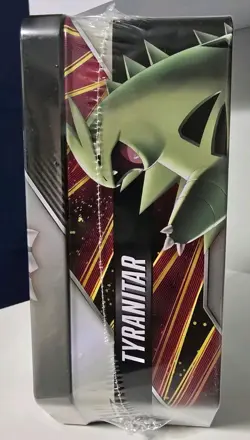 Pokemon TCG Tyranitar V Strikers Factory Sealed 5-Pack Tin - Image 5